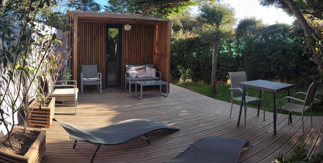 Joli Studio Climatise Avec Jacuzzi Prive Et Entree Independante Fréjus Exterior photo